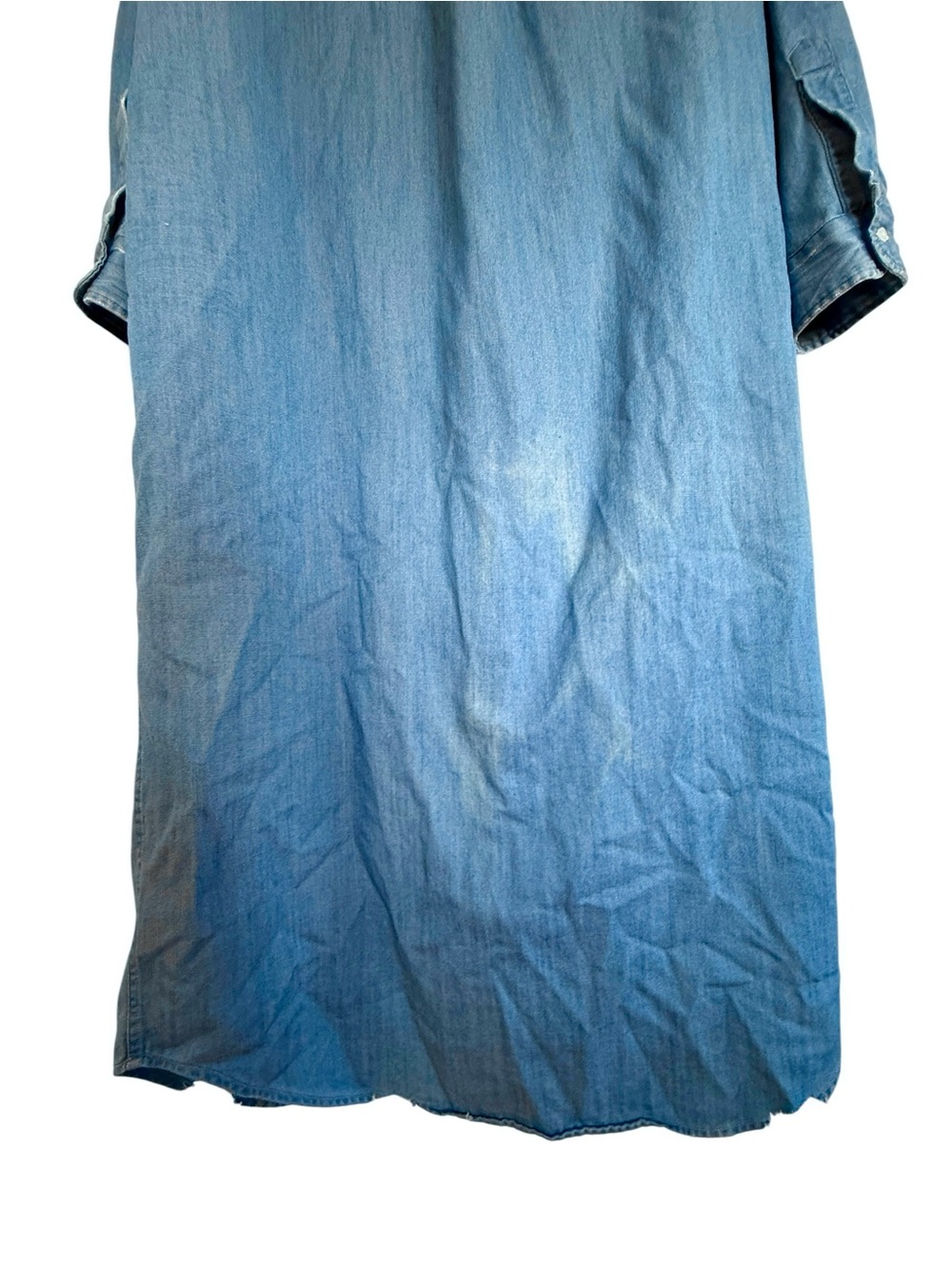 Frank & Eileen Rory Shirtdress in Vintage Stonewashed Indigo XL - Picture 8 of 10